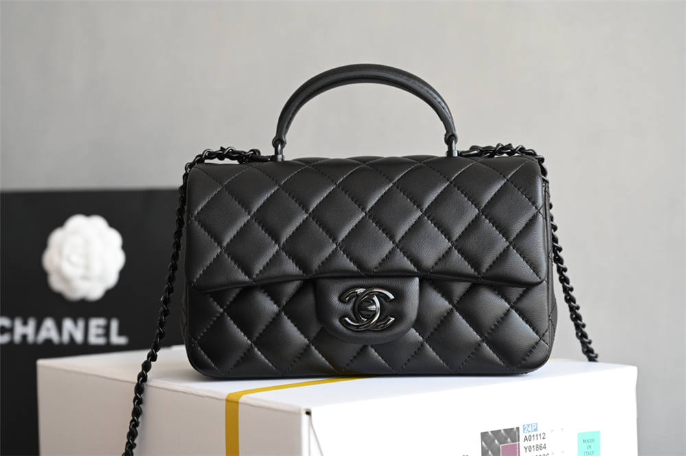 Chanel so black Gaiera lambskin 20cm 2025 new 